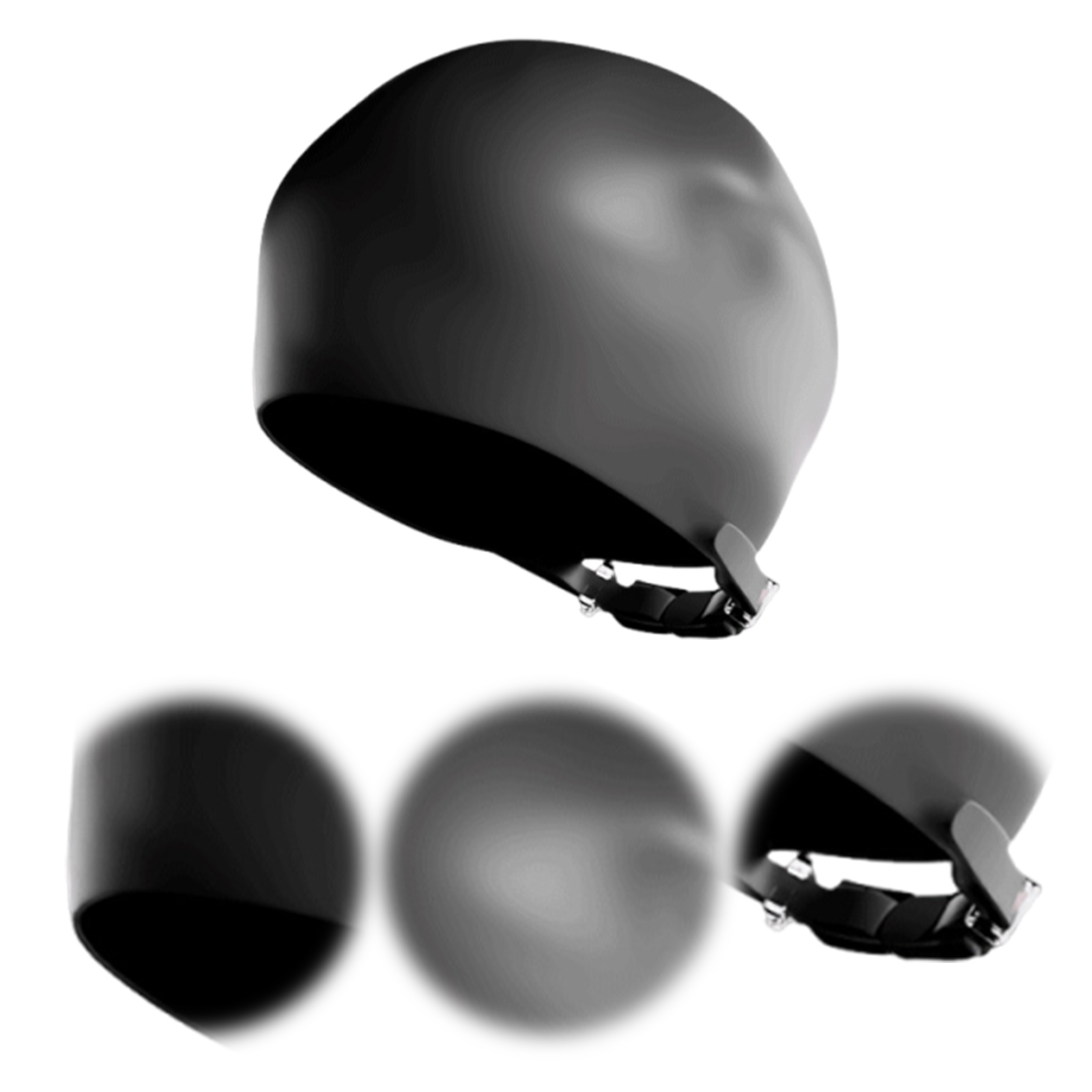 Swim Hat Silicone - Bonnet de bain grande taille, grande