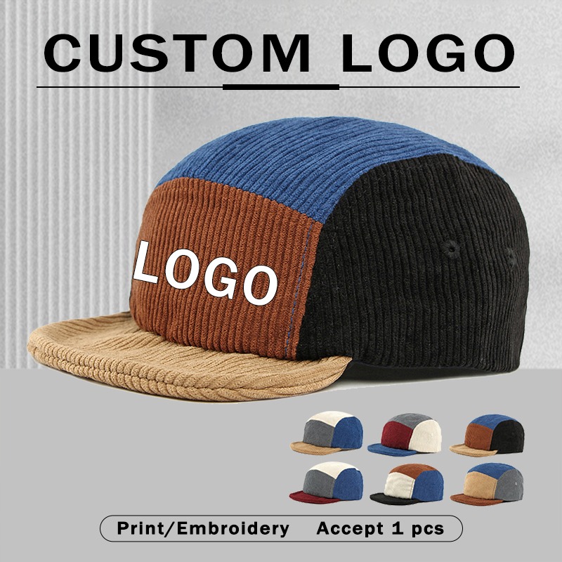 Casquettes de baseball 5 panne - Corduroy Cap 5 Panel avis et prix