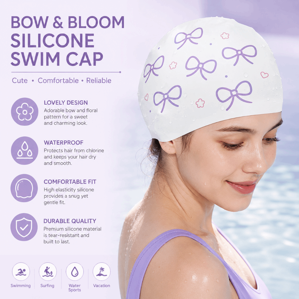Bonnet de bain créatif à motif - Swim Hat Silicone avis et prix